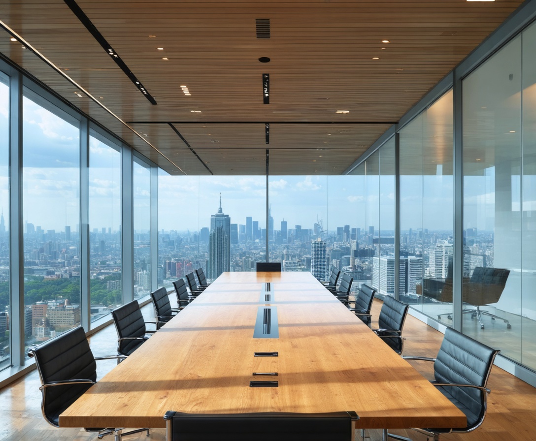 Minimalistická konferenčná miestnosť pre klientské konzultácie vo Vektora Scale